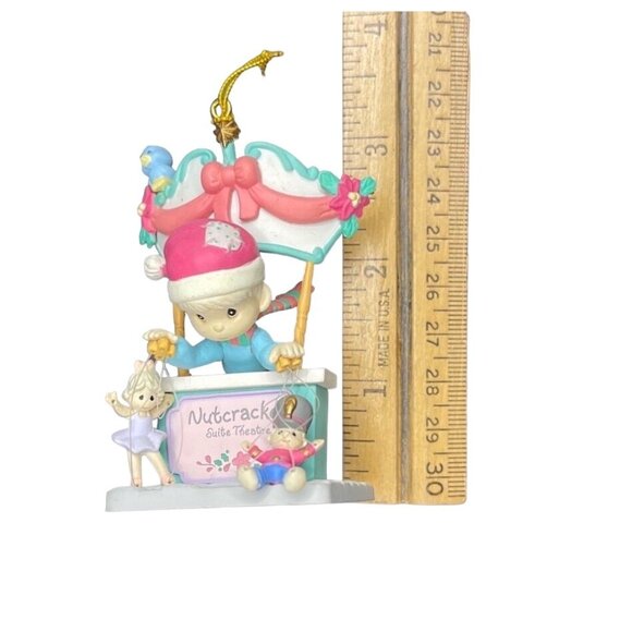 NIB Vtg. Enesco  Set of 4 Precious Moments Holiday Expressions Christmas Ornamen - Picture 11 of 16